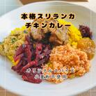 本格スリランカ チキンカリーセット 愛知県岡崎市産 ジャスミンライス付き 1食