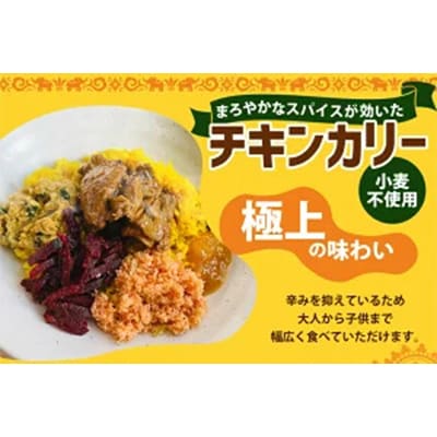 本格スリランカ チキンカリーセット 愛知県岡崎市産 ジャスミンライス付き 1食