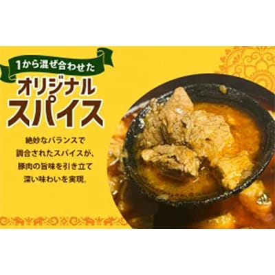 本格スリランカ ポークカリーセット 愛知県岡崎市産 ジャスミンライス付き 1食