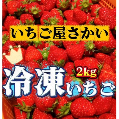 【さとふる限定】いちご屋さかいの冷凍いちご計2000g
