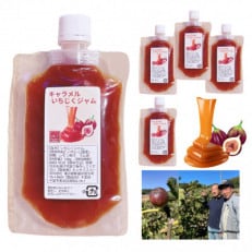 長柄町産キャラメルいちじくジャム120g×5パック | ふるさと納税のお礼品