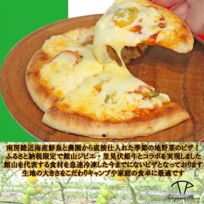【ふるさと納税】TATEYAMAPIZZAセット　2P4枚入(ピザ)