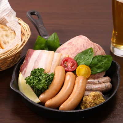 館山ハムのこだわり自家製ハム・ソーセージ等の詰め合わせ　6品以上　化粧箱入り