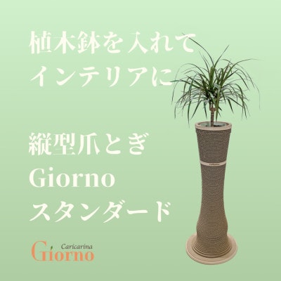 猫のおしゃれ爪とぎ「カリカリーナGiorno」スタンダード5号鉢用