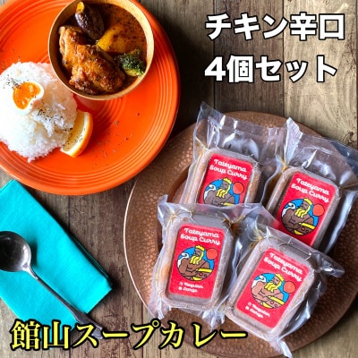 館山スープカレー(チキン)冷凍パック　レギュラー　辛口4人前