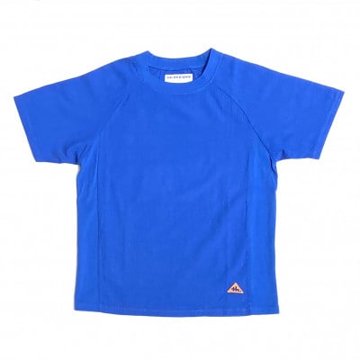 「SKINFRIEND SUMMER」丸首半袖Tシャツ　男女兼用Mサイズ/ブルー