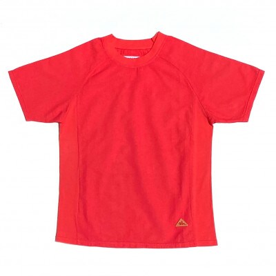 「SKINFRIEND SUMMER」丸首半袖Tシャツ　男女兼用Sサイズ/レッド