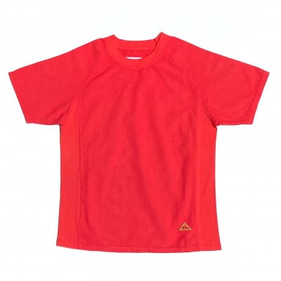 「SKINFRIEND SUMMER」丸首半袖Tシャツ　男女兼用Mサイズ/レッド