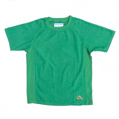 「SKINFRIEND SUMMER」丸首半袖Tシャツ　男女兼用　Lサイズ/グリーン