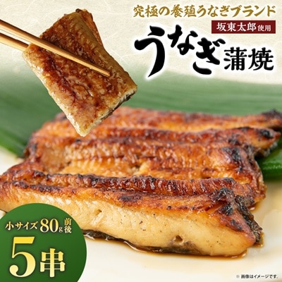 天然 に近づけた究極の養殖 鰻「坂東太郎 使用」 うなぎ 蒲焼 小サイズ 80g前後×5串
