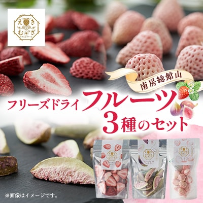 きざえむファームの南房総館山フリーズドライフルーツ 3種類