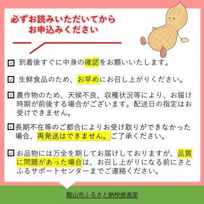 【 数量限定 】【 期間限定 】農家イチオシ!千葉県館山産 生落花生おおまさり 2kg