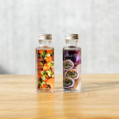 フルーツジン 房総いちご/パッションフルーツ　100ml 各1本