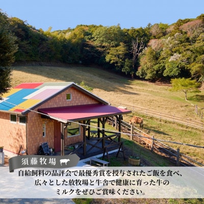 【新嘗祭奉納】須藤牧場の低温殺菌ノンホモ牛乳 900ml×2本