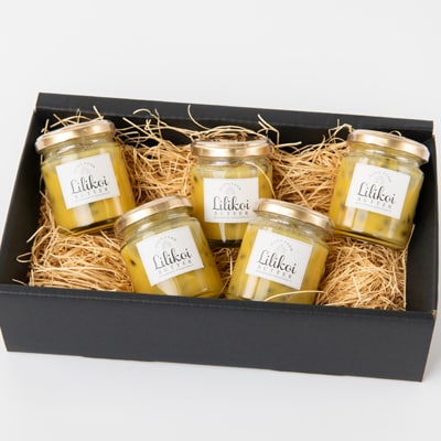 完熟パッションフルーツで作ったリリコイバター5個セット