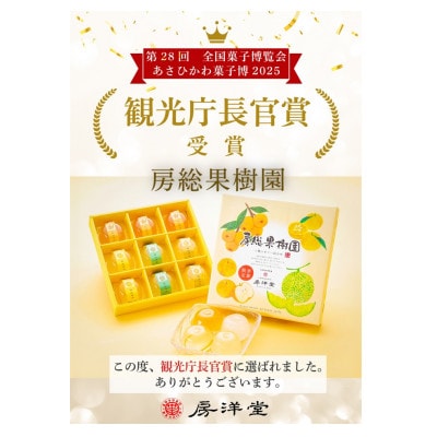 【祝・全国菓子大博覧会2025/観光長官賞受賞】房総の旬の味覚をゼリーに詰め込んだ「房総果樹園」