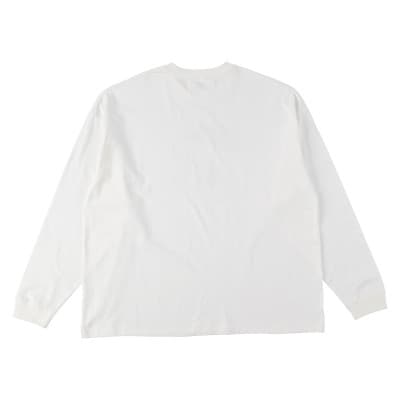 【Sea Sauna Shackオリジナル】薪割りロングTシャツ ホワイト Lサイズ