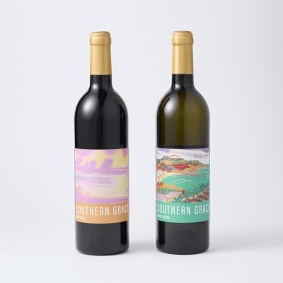 マシューズワイン　サザングレイス　赤白セット　(シラーズ/シャルドネ)各750ml×1本(計2本)