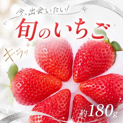 【先行予約 2027年1月中旬以降発送】旬の品種を厳選 きらめく旬のいちご 約180g