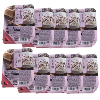 国産原料の十七穀ごはんパック 180g×10個