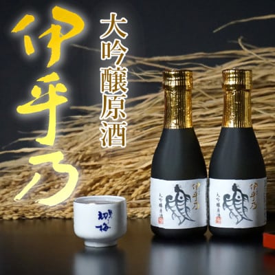 高の井酒造 伊乎乃 大吟醸原酒 180ml(クリア カートン入)2本セット