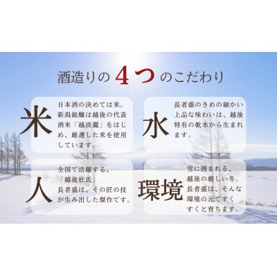 長者盛 錦鯉図鑑アルミ缶180ml×6本 新潟銘醸