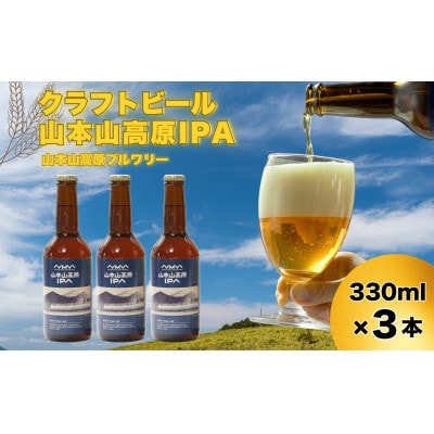 おぢやのクラフトビール 3本セット(山本山高原IPA) 山本山高原ブルワリー ご当地ビール