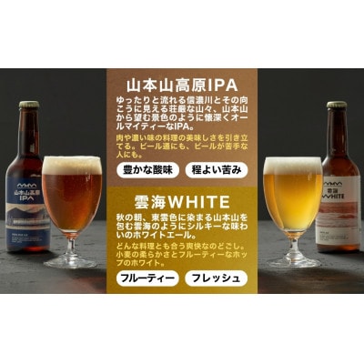 クラフトビール 3種飲み比べ 計3本(330ml×各1本) 山本山高原ブルワリー ご当地ビール