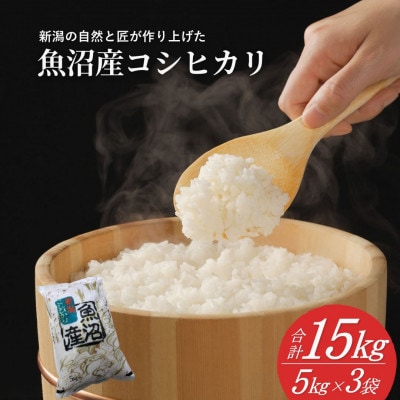 【令和8年産新米先行予約】 魚沼産コシヒカリ 精米15kg 共栄農工社 (10月下旬頃より順次発送)
