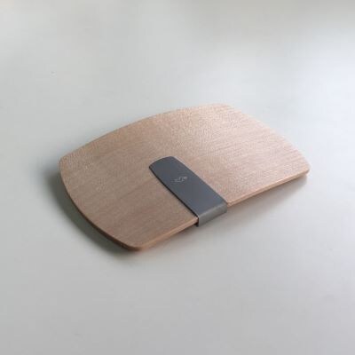 【雪国の無垢材使用】ストーリオ 電子マネークリップ カエデ ナチュラル