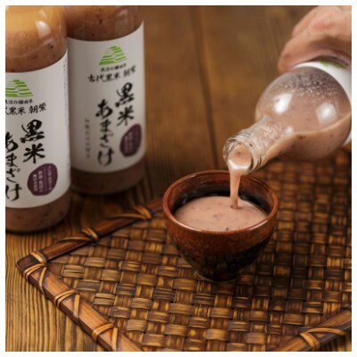 魚沼産コシヒカリ・棚田米3kg(玄米)+黒米あまざけ500ml