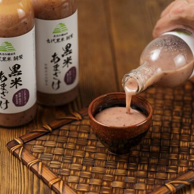 魚沼産コシヒカリ・棚田米5kg(玄米)+黒米あまざけ500ml