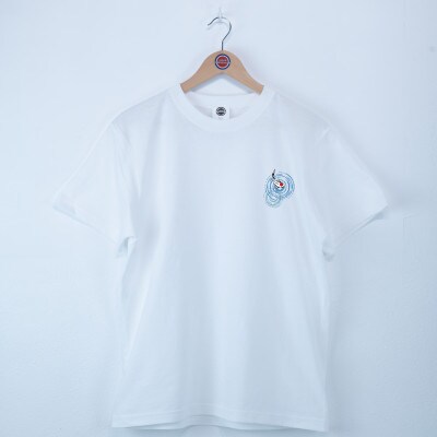 小千谷市 マンホールTシャツ(錦鯉) 白 Lサイズ