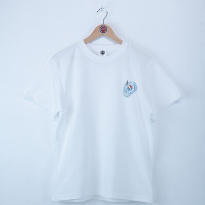 小千谷市 マンホールTシャツ(錦鯉) 白 XLサイズ