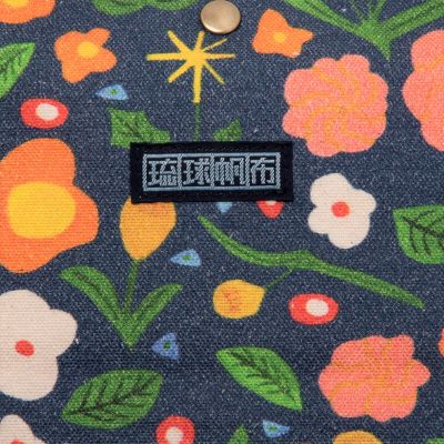 【琉球帆布】お散歩バッグ / ミレイフラワー