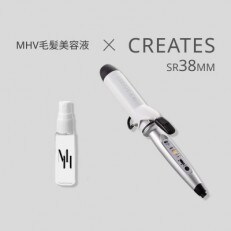 【2023年8月より順次発送予定】クレイツ カールアイロン SR 38mm+MHV毛髪美容液セット