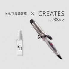 【2023年8月より順次発送予定】クレイツ カールプロ SR 38mmコテ+MHV毛髪美容液セット
