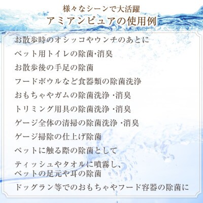スーパー除菌洗浄水[アミアンピュア200]1,000ml 6本セット(次亜塩素酸濃度200ppm)