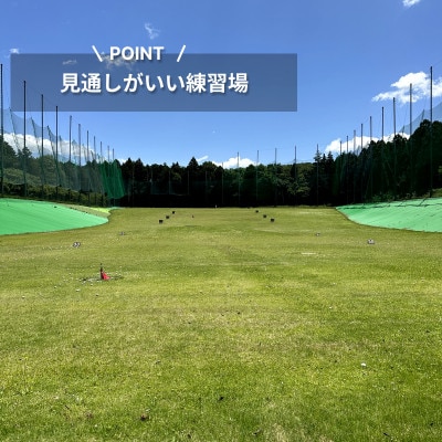 美浦ゴルフ練習場(打ちっぱ)練習場利用券 9,900円分 ゴルフ練習場 打ちっぱなし UP14