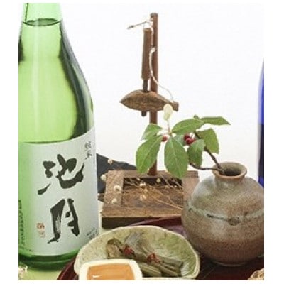 【鳥屋酒造】「池月　純米大吟醸(720ml)」と「池月　純米酒(720ml)」飲み比べセット