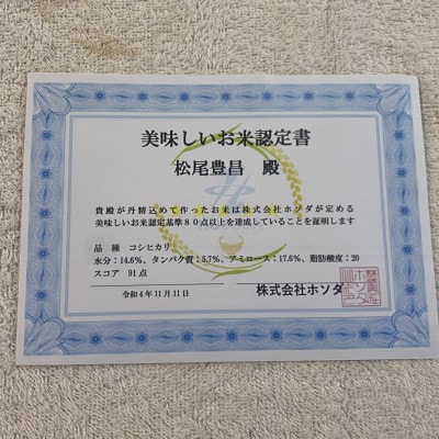 令和4年産　Pino　farmのお米　コシヒカリ　5kg×2袋　10kg　精米