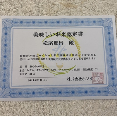 令和4年産　Pino farmのお米　彩彩セット　5kg×2種　10kg　精米