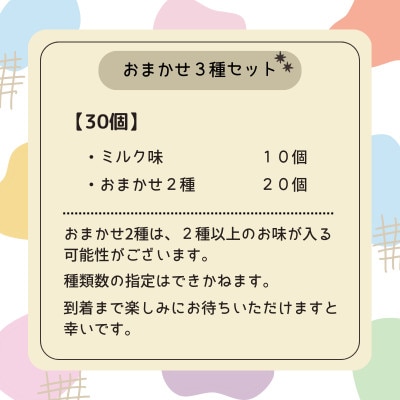 牛乳屋さんが作ったアイスクリームスイーツ　モア松屋のおまかせ3種 アイスもなか食べ比べ | 30個入
