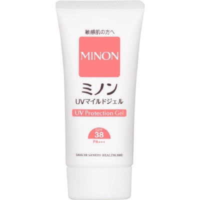 ミノンUVマイルドジェル(70g) 3本　　敏感肌向けの日焼け止め