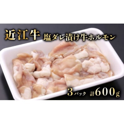 特選近江牛ホルモン(塩だれタレ漬け)200g×3(計600g) 近江牛A5ランクメス牛一頭買い