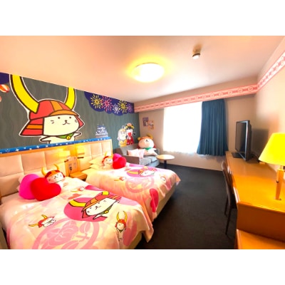 ペア宿泊券(1泊朝食付き)選べるご当地ルーム!ひこにゃんルームor石田三成ルーム
