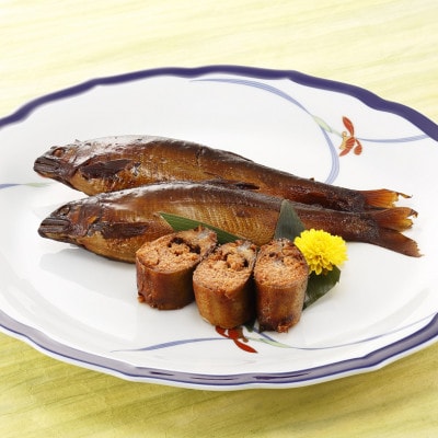 【あゆの店きむら】 滋賀県産 あゆ御膳 G5 (小あゆ煮80g×2・子持姿煮×2・子持こぶ巻×1)