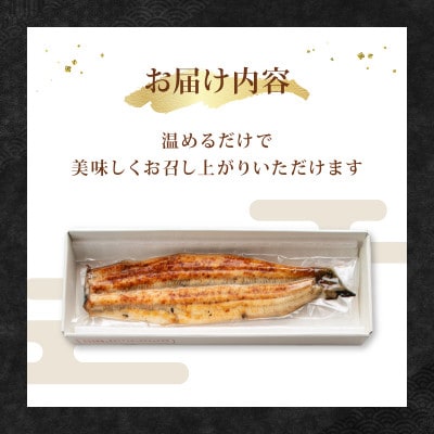 うなぎ白焼き1本 炭火香る、極上国産うなぎ白焼き
