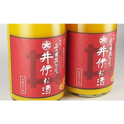 三ケ日みかんで造ったみかん酒「井伊のお酒」720ml 2本