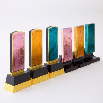 位牌 mica(マイカ) 丸型 ブルー